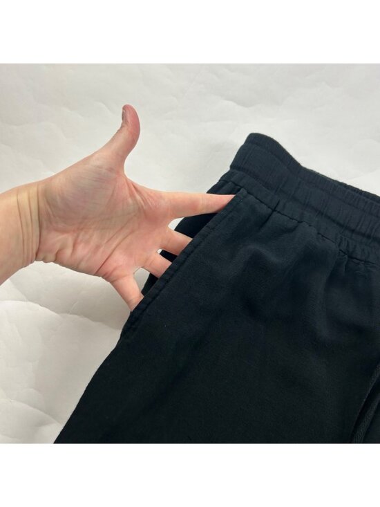 A New Day Black Linen Blend Wide Leg Lounge Pant XXL - Picture 3 of 7